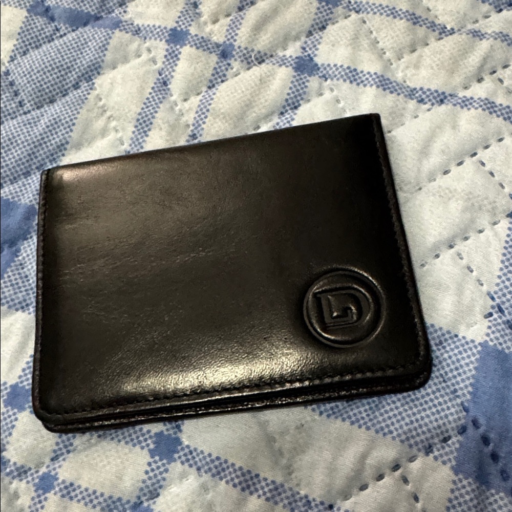 55. Danier Black Wallet - Italian Leather